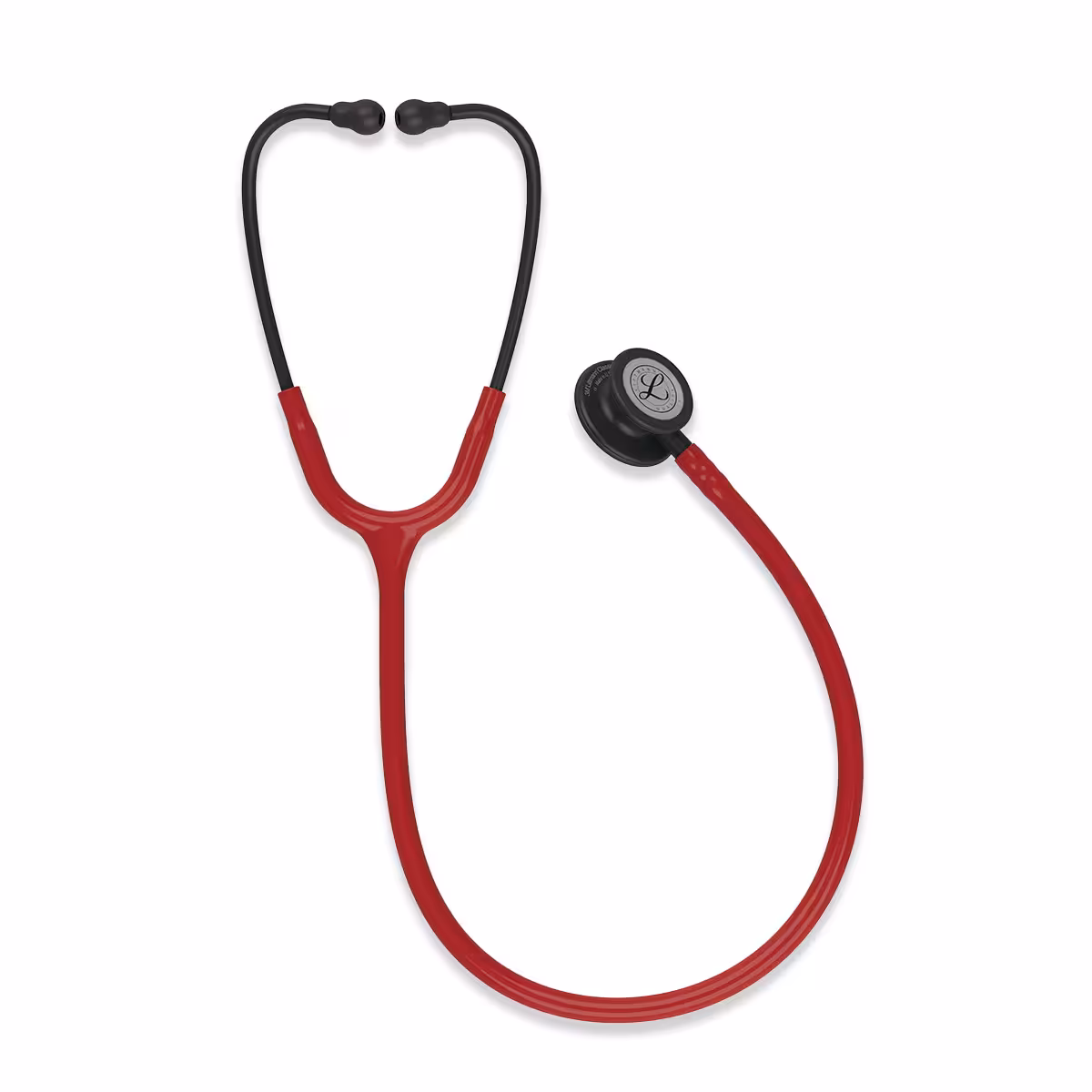 گوشی پزشکی کلاسیک III زرشکی مشکی 5868 لیتمن (Littmann)