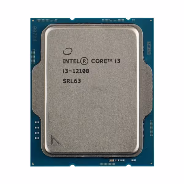 پردازنده اینتل مدل Core i3 12100 بدون جعبه