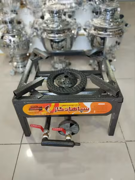 اجاق گاز پروفیلی فشار قوی 45x45 سپاهان گاز(دو شعله)