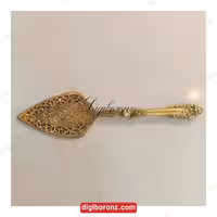 کفگیر برنجی طرح کیک با کیفیت بالا (کفگیر برنزی)