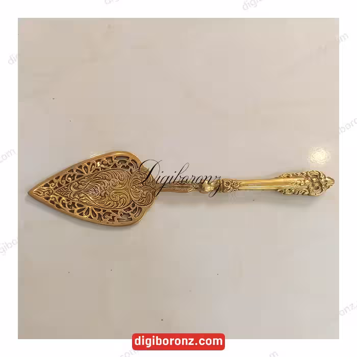 کفگیر برنجی طرح کیک با کیفیت بالا (کفگیر برنزی)