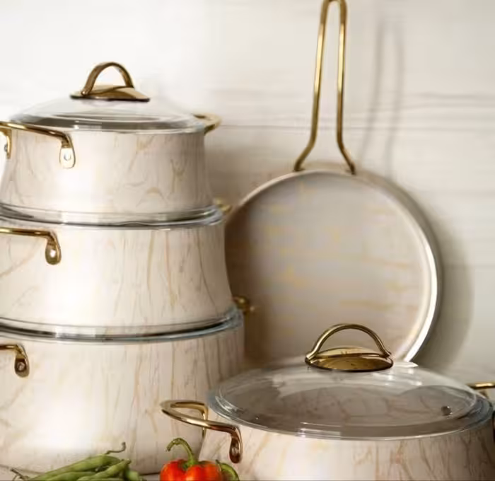 سرویس قابلمه 9 پارچه گرانیتی پاچی ترکیه کد PACI-MTL-200869