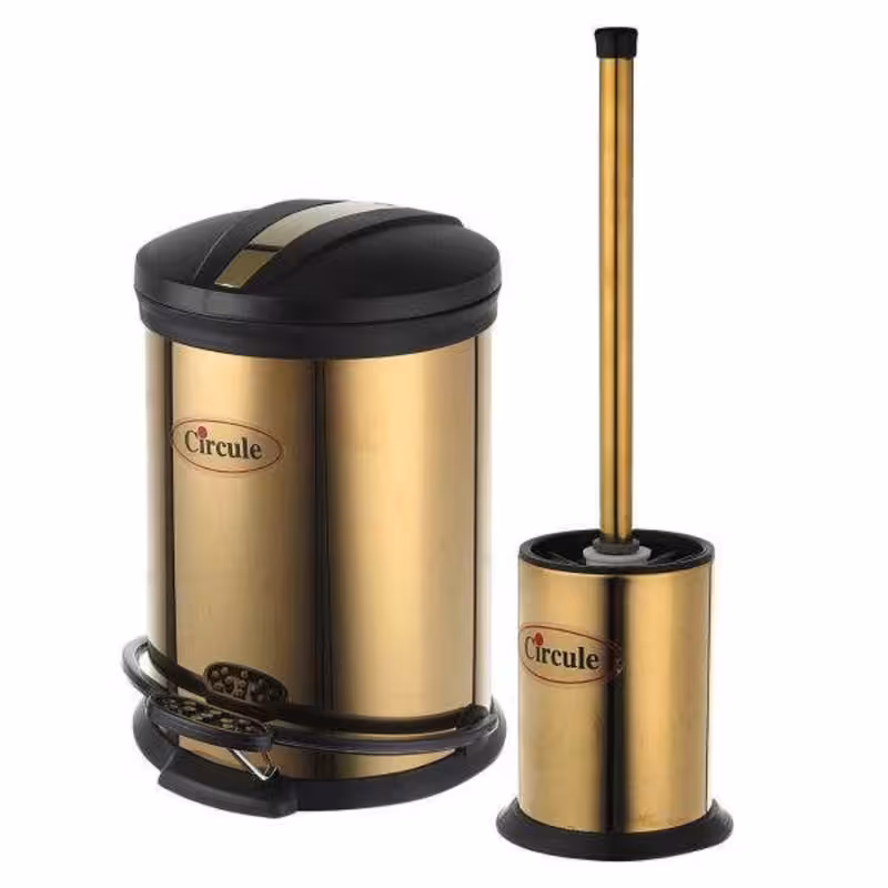 سطل و فرچه سیرکل مدل gold1 | کالا مکس