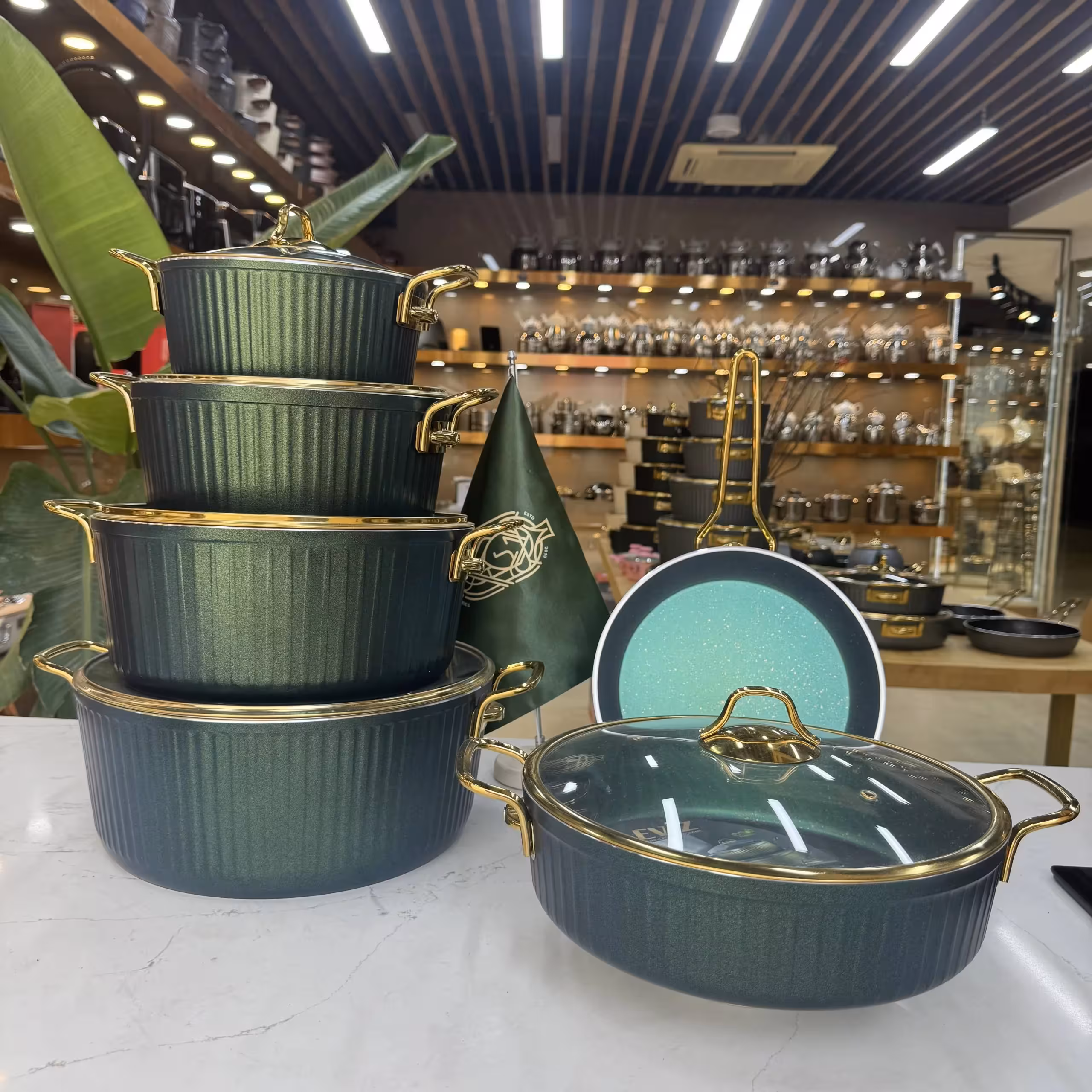 سرویس قابلمه 11 پارچه اویز پلاس  Eviz ترکیه ای