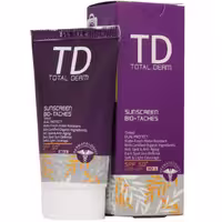 کرم ضد آفتاب ضد لک بژ روشن SPF50 توتال درم