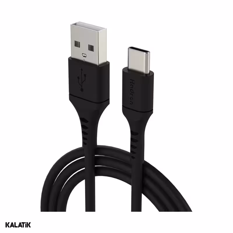 کابل تبدیل USB-A به USB-C هادرون مدل HTC-A-C01L به طول 2 متر