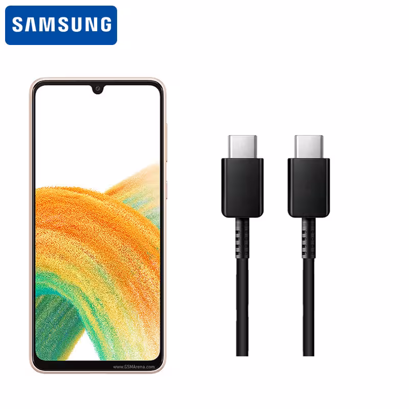 کابل شارژ سامسونگ A33 5G فست شارژ تایپ سی به تایپ سی Samsung Type C Cable EP-DG977 3A