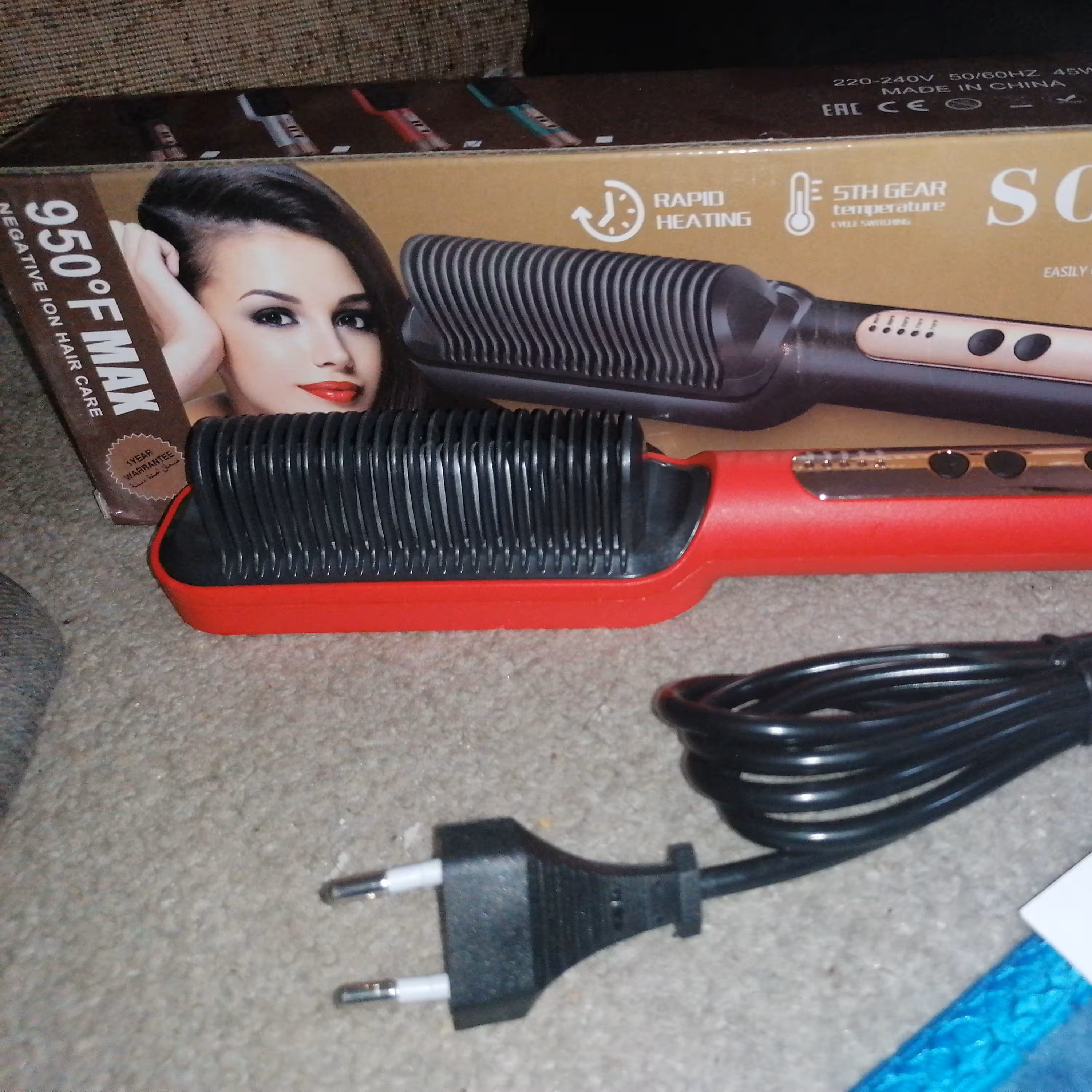 شانه مو حرارتی سوکانی اتو مو حرارتی سوکانی برس مو حرارتی سوکانی مدل Sk 1008