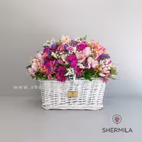 سبد گل یاسمن