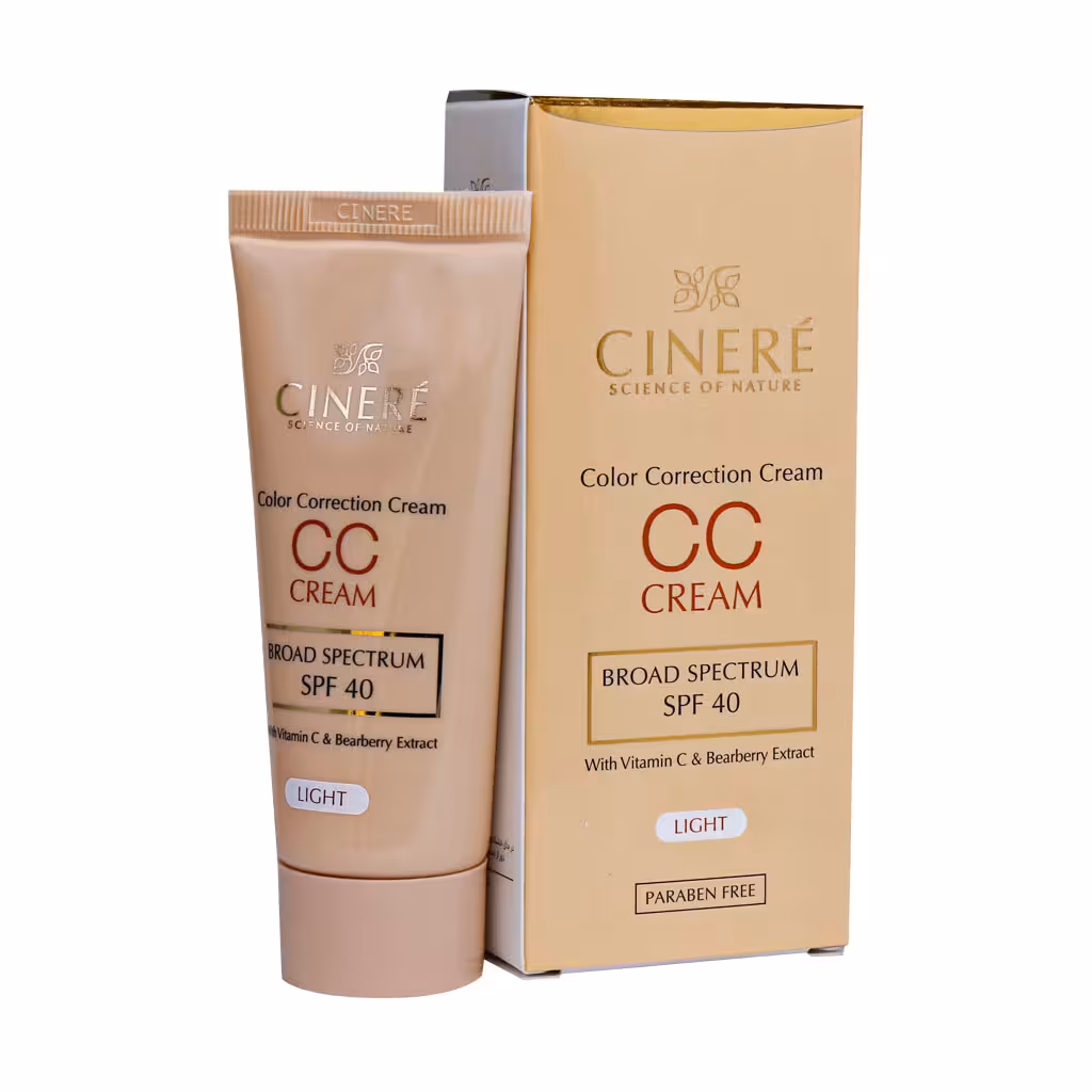 کرم پودر روشن کننده سی سی کرم SPF40 سینره