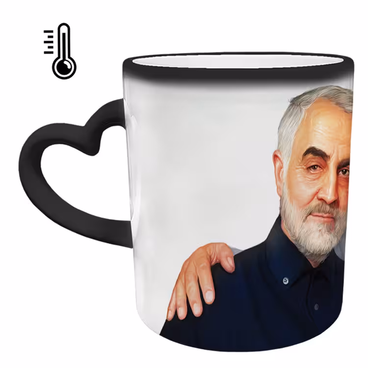 خرید ماگ-لیوان حرارتی  دسته ساده  سردار سلیمانی کد 45