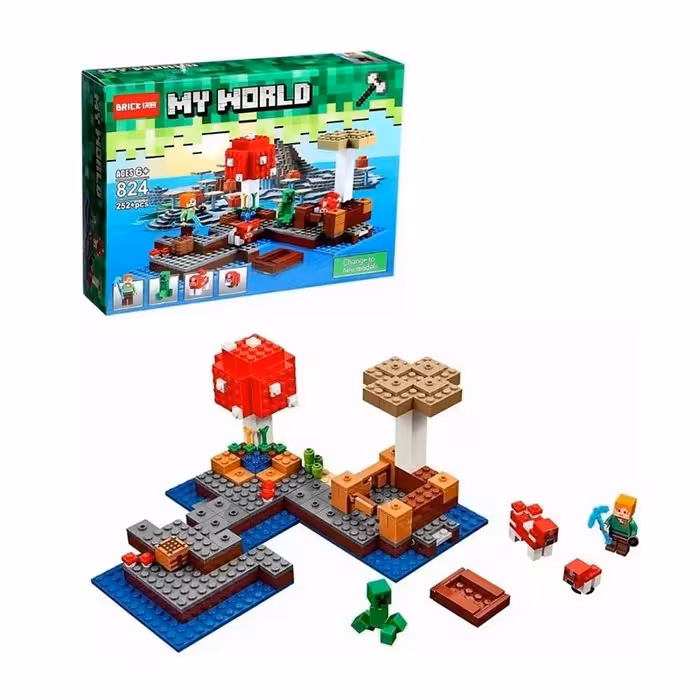 لگو ماینکرافت مدل 824 ظرفیت 252 قطعه