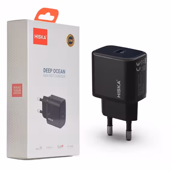 شارژر 25 وات هیسکا (HISKA) مدل H-127EU