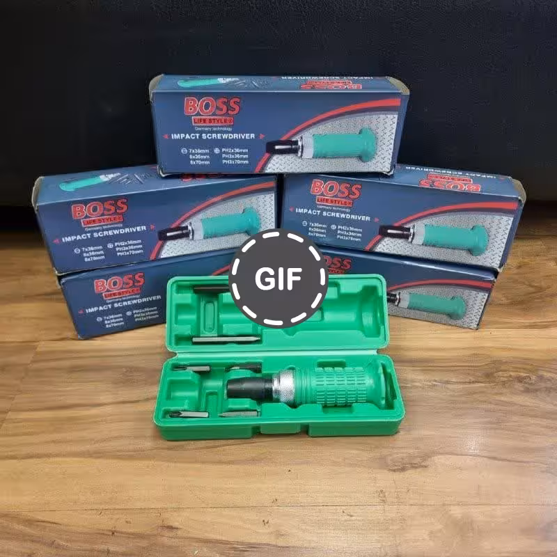 پیچ گوشتی ضربه خور (تقه خور) باس مدل 4008