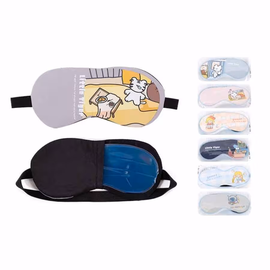 چشم بند خواب مدل کمپرس دار (دارای 16 طرح مختلف)