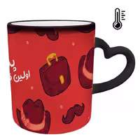 خرید ماگ-لیوان حرارتی  دسته قلبی  روز پدر کد 70