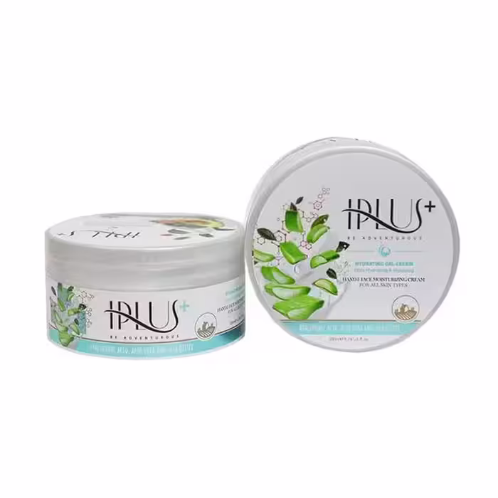 کرم ژل آبرسان قوی آلوئه ورا و هیالورونیک اسید آی پلاس Iplus (200 میلی لیتر)