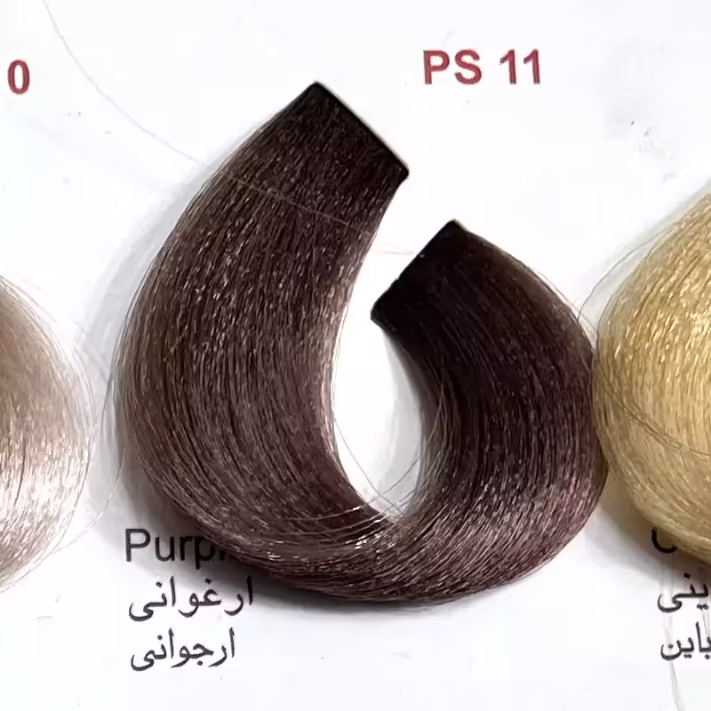 رنگ ارغوانی ps11،رنگ مو کم آمونیاک پیلون و یک عدد اکسیدان | amazonchi