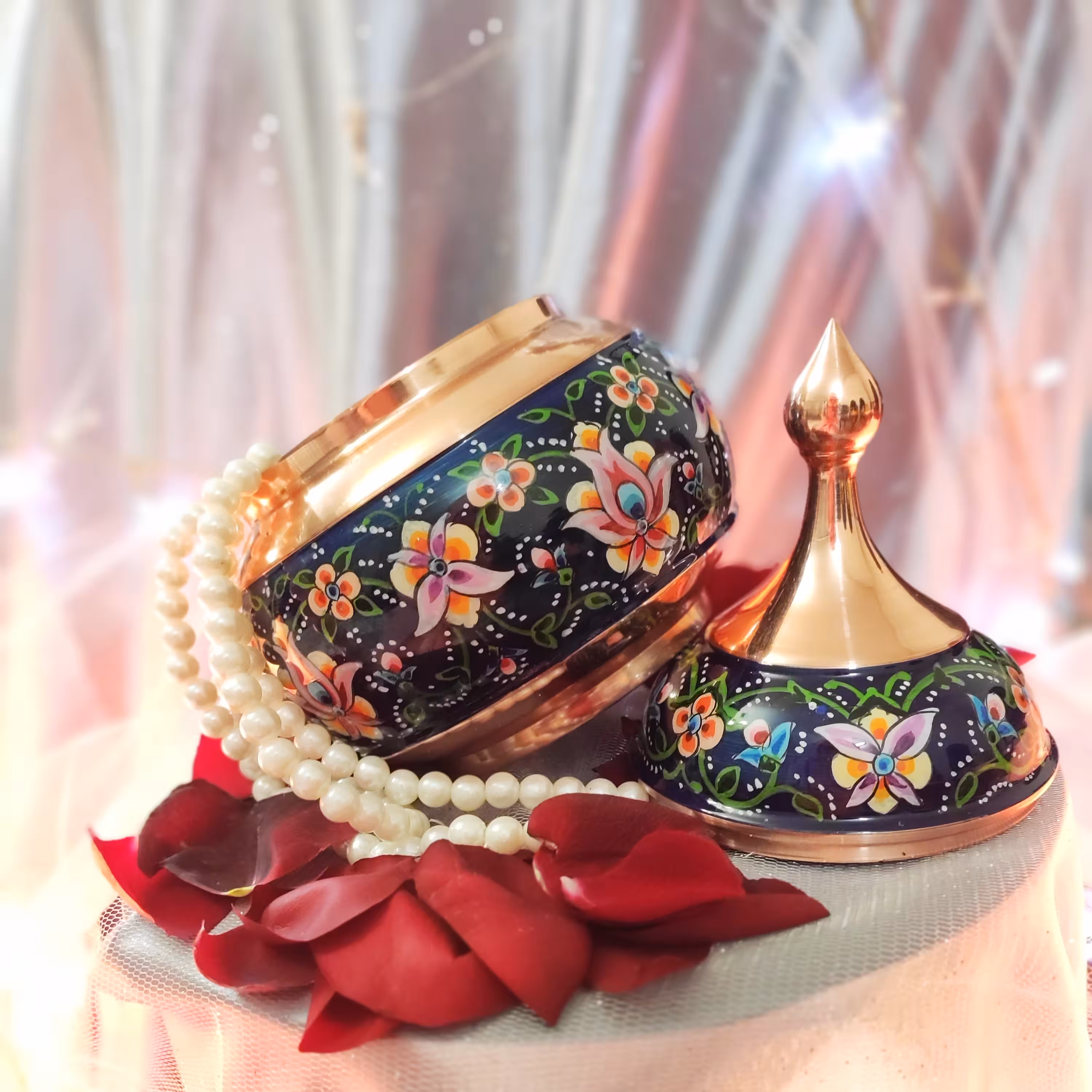 شکلات خوری مسی طرح پرداز 20 سانتی