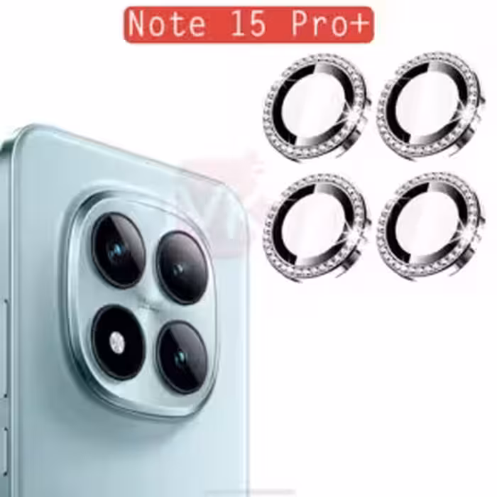 محافظ لنز نگین دار Diamond Camera Lens Protector | Xiaomi Redmi Note 15 Pro Plus