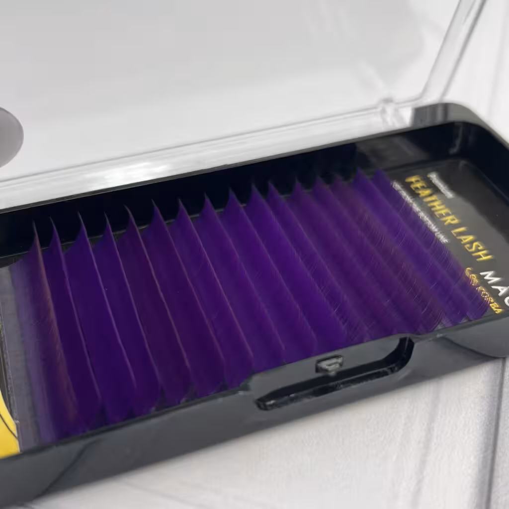 مژه رنگی بنفش مکی CC07MIX