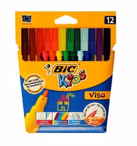 ماژیک نقاشی 12رنگ کیدز ویزا بیک