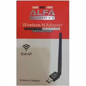 دانگل شبکه وای فای (Wi-Fi) آنتن دار آلفا (ALFA) مدل UW10