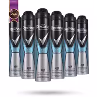 6 عدد اسپری دئودورانت ضد تعریق مردانه رکسونا Rexona مدل خنک‌کننده فوق‌العاده Xtra Cool حجم 200 میلی لیتر (اورجینال)