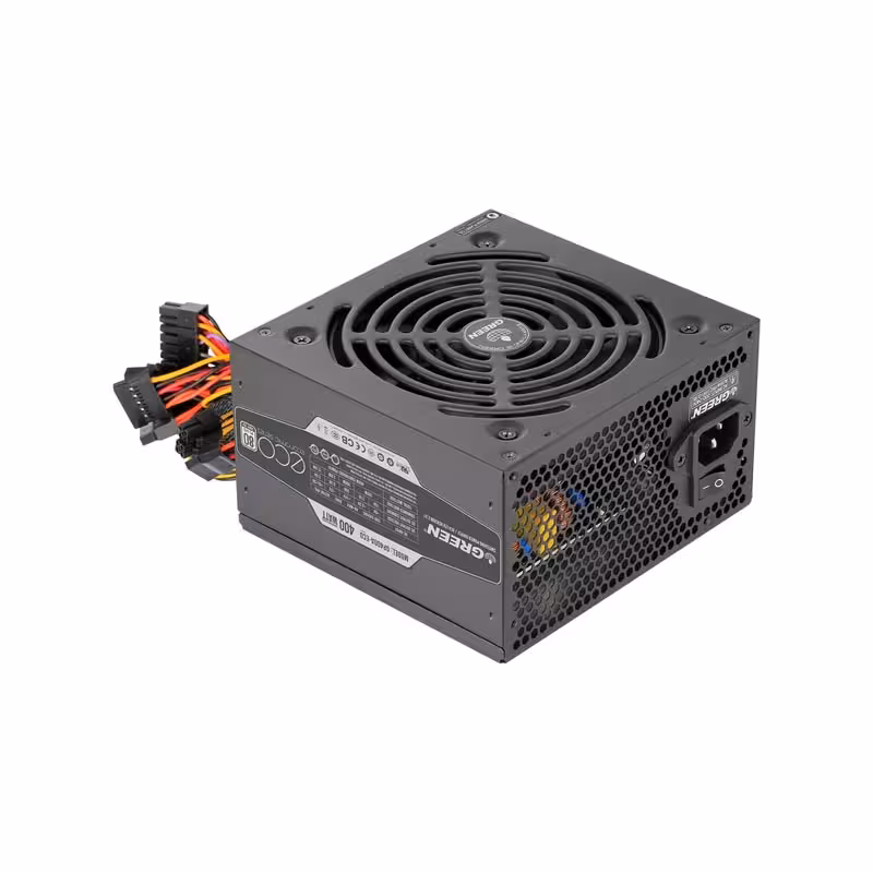 منبع تغذیه کامپیوتر گرین مدل GP400A ECO Rev3.1