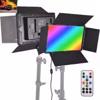 پنل نور ال ای دی آر جی بی Professional photox LED U600 RGB(توان 40 وات)(نور ساده و RGB)