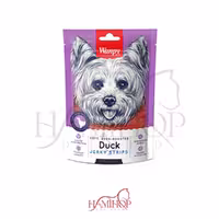 تشویقی سگ ونپی نواری Duck Jerky Strips با طعم گوشت اردک وزن 100گرم