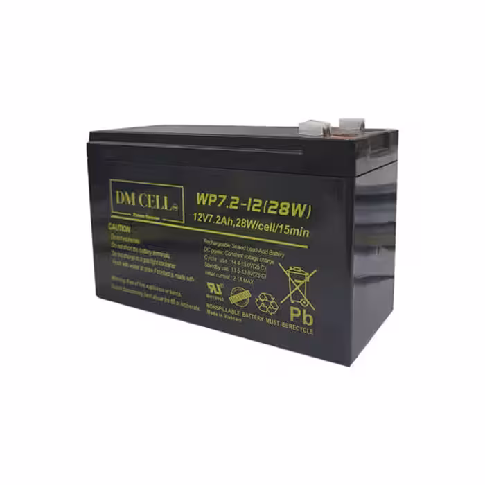 باتری سیلد اسید 12 ولت 7.2 آمپر DM