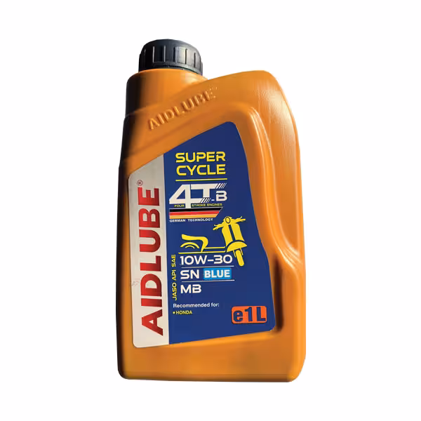 روغن موتور ایدلوب Aidlube مدل API SN JASO MB حجم 1 لیتر (10w-30)