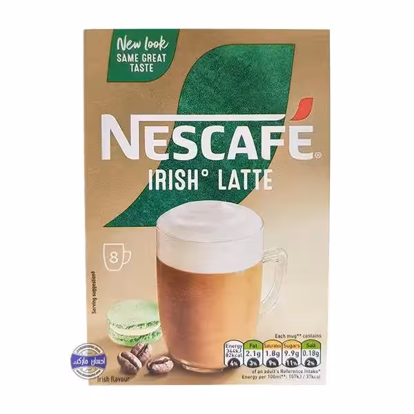 بسته 8 عددی نسکافه لاته ایرلندی
