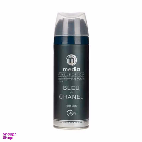 اسپری بدن مردانه مدیا (Media) مدل بلوچنل حجم 200 میلی‌‌لیتر