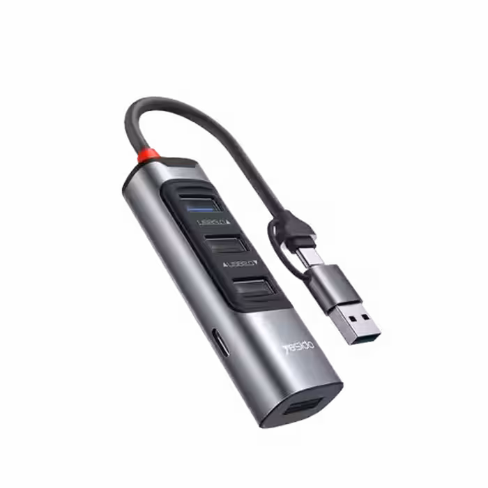 هاب 5 پورت USB/TYPE-C یسیدو YESIDO HB20