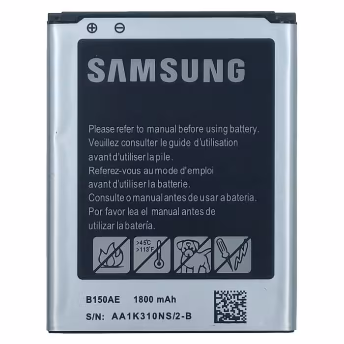 باتری سامسونگ Galaxy Core I8260 مدل B150AC با ظرفیت 1800 میلی‌آمپر | 🔋