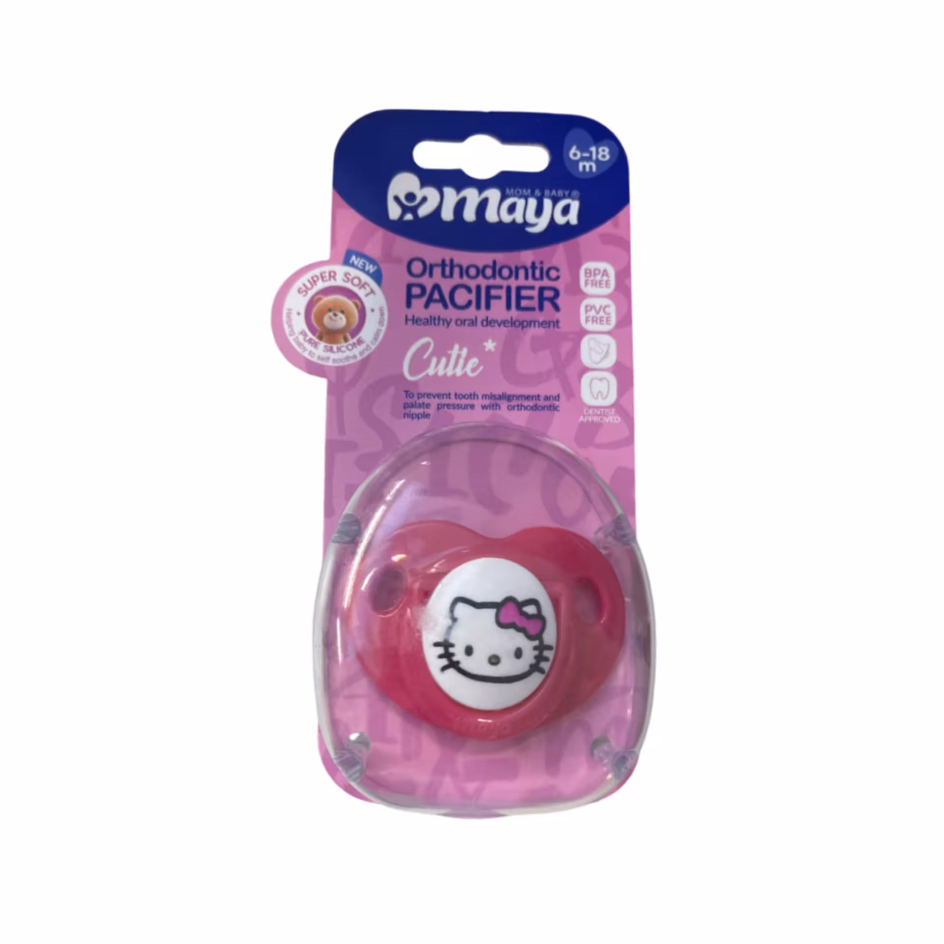 پستانک ارتودنسی مایا Maya سایز 6 تا 18 ماه