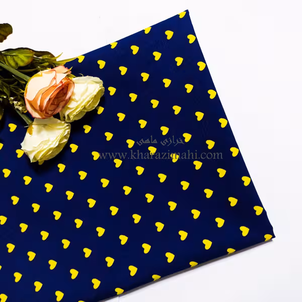 پارچه تترون طرح قلبی کد 208