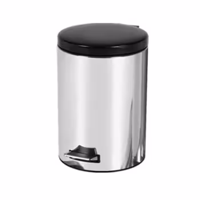 سطل زباله خانگی پدال دار برند شفق مدل A30 (رنگی)