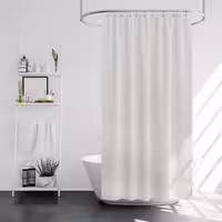 پرده حمام اطلس در دوسایز