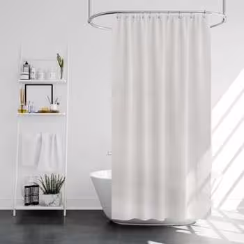 پرده حمام اطلس در دوسایز