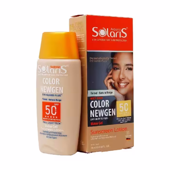 لوسیون ضدآفتاب فاقد چربی SPF50 سولاریس آردن ( انواع پوست - بژروشن )