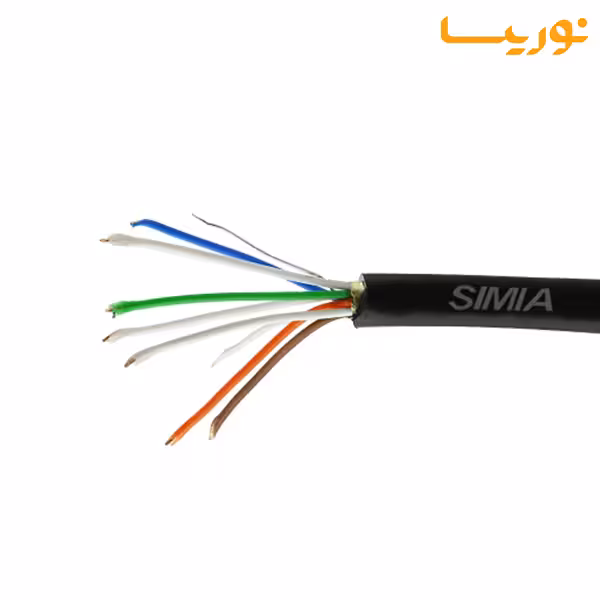 کابل مخابراتی مشکی 0.6×2×50 سیمیا