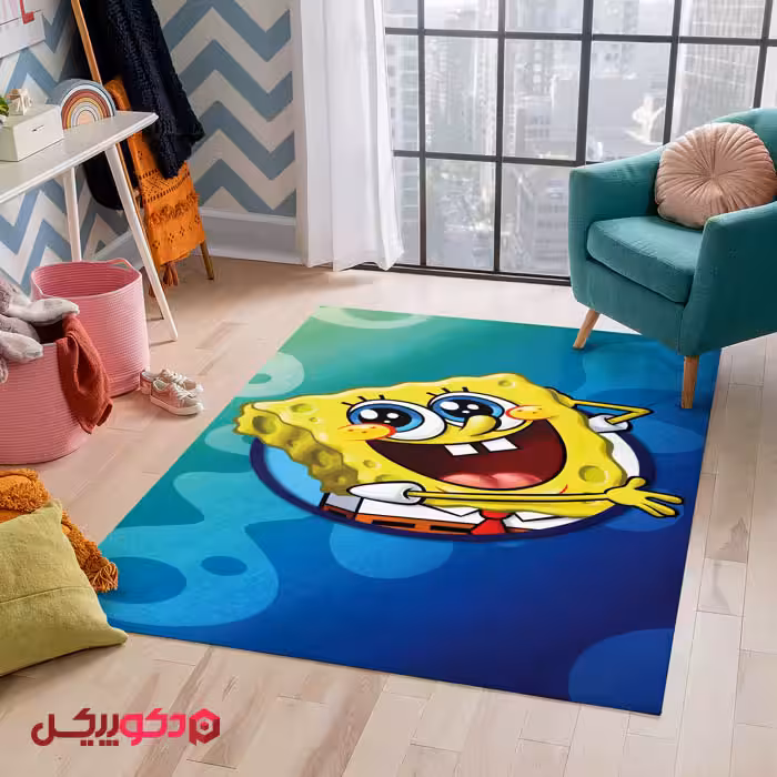 فرشینه طرح باب اسفنجی  B810