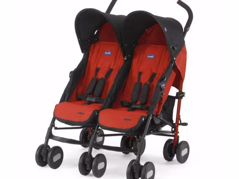 کالسکه دوقلو chicoo مدل ECHO TWIN STROLLER GARNET کدCH79311-11