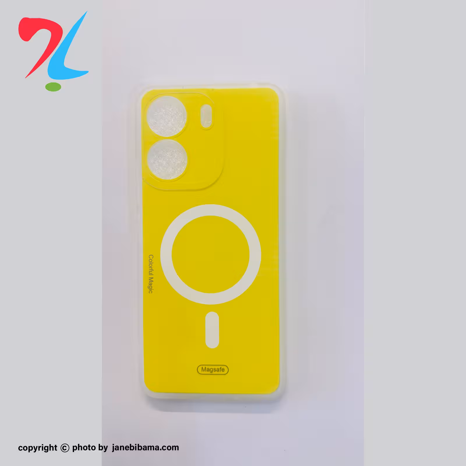 کاور مدل مگ سیف مات مناسب برای موبایل شیائومیredmi13c -زرد