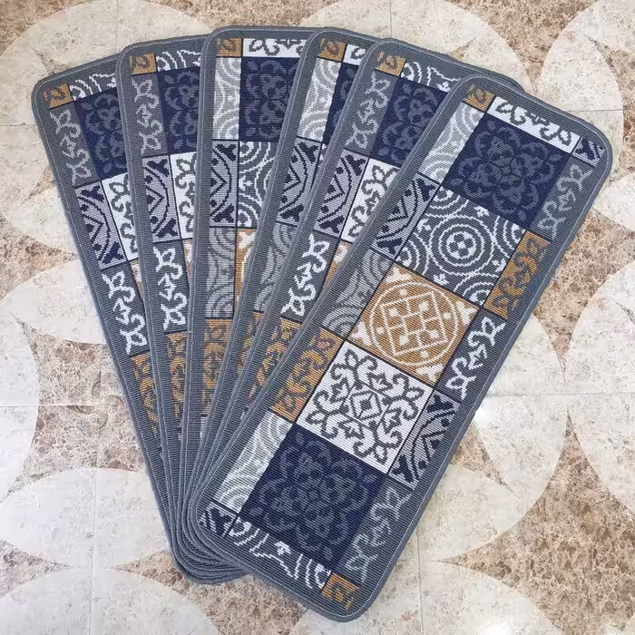 روپله ای گلیم ماشینی کاشان کد318دودی سایز80در30(هزینه ارسال باخریداروپس کرایه میباشد)