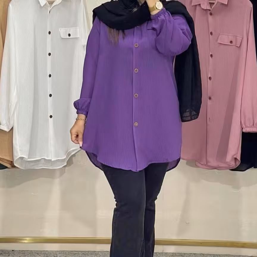 شومیز مانتویی 