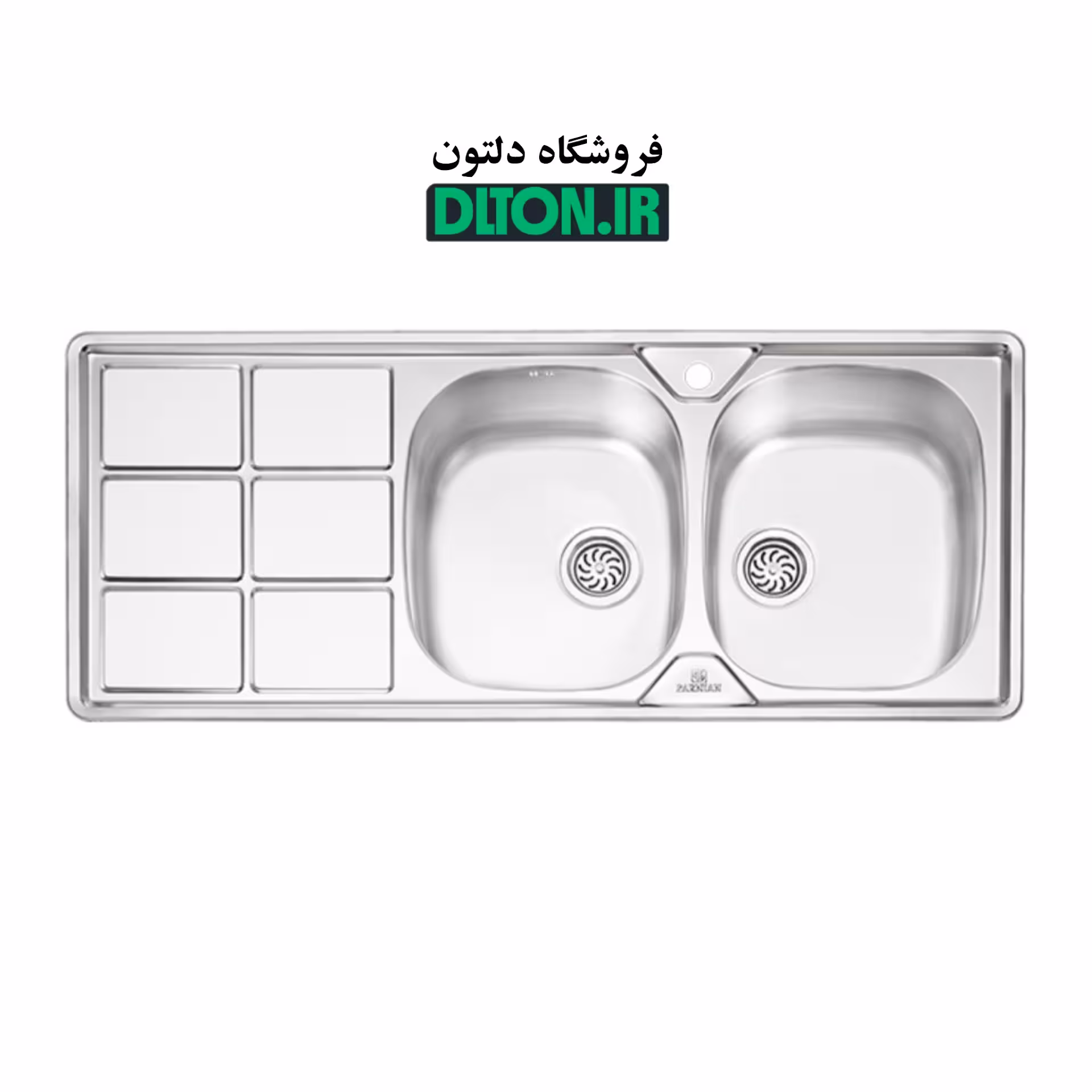 سینک پرنیان استیل مدل PS-1224 توکار